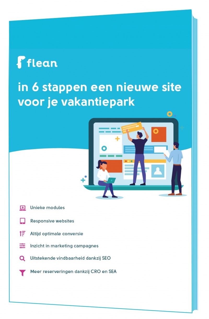 In 6 stappen een nieuwe site voor je vakantiepark