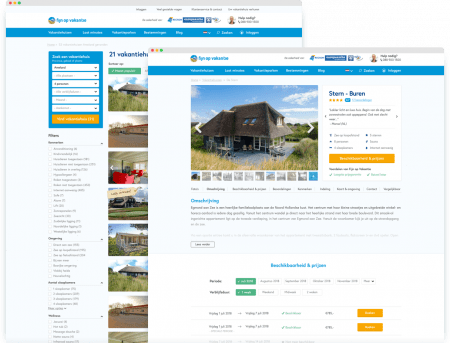 Online verhuurwebsite online boekingsplatform 